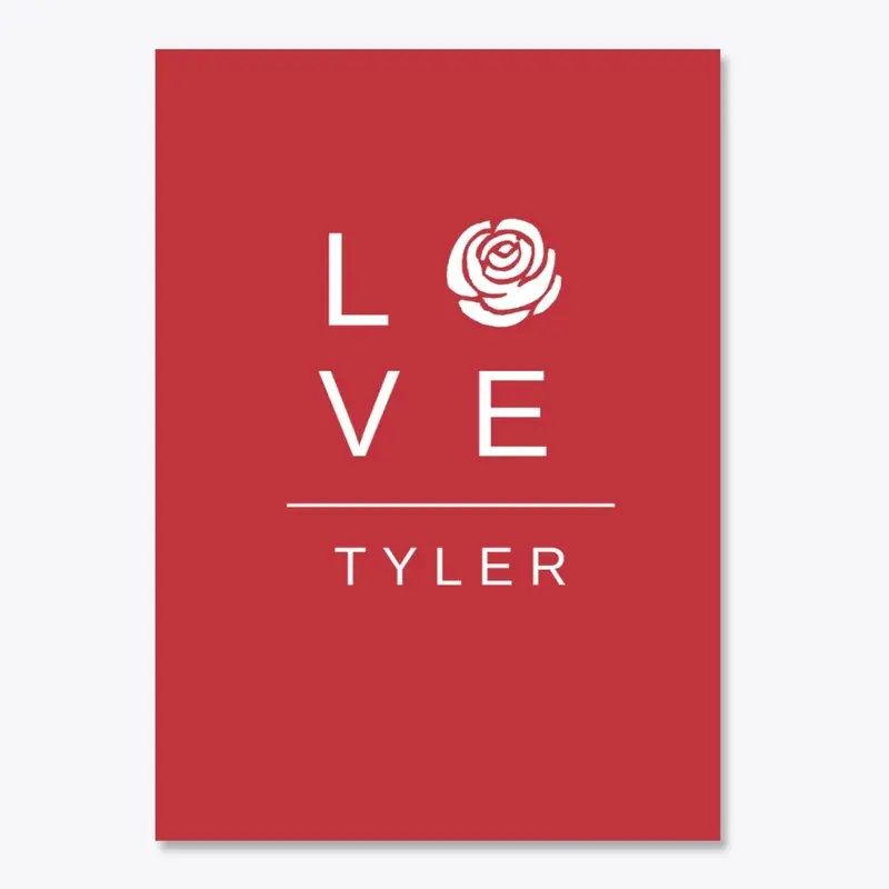 Love Tyler Sticker