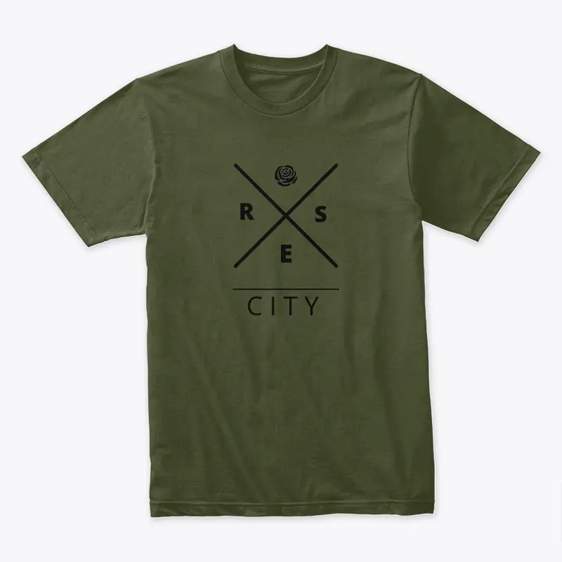 Rose City- Black Logo